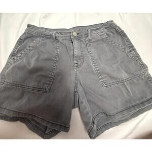 Seven7 Womens‎ Utility Shorts Size 4 Gray Outdoors Hiking Belt Loops